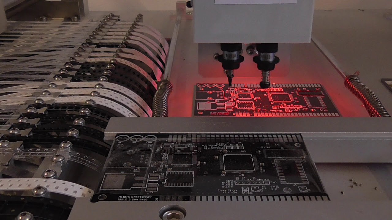 Spectranet assembly on TVM802A pick and place - part 3