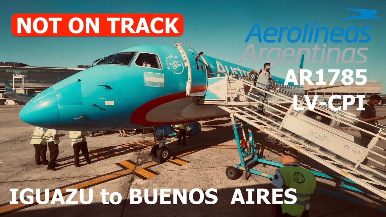 НЕ НА ПУТИ Aerolineas Argentinas AR1785 LV-CPI Embraer 190 Игуасу IGR — Буэнос-Айрес EZE — AEP