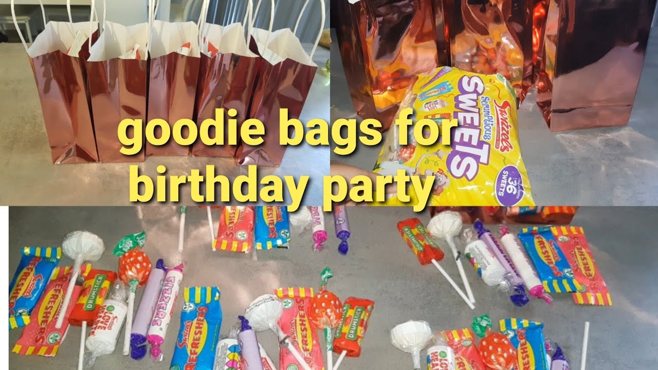 Birthday goodie bags | party bags | cheap and affordable