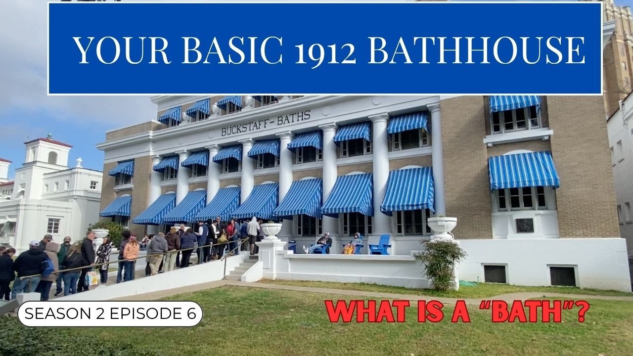 1st National Park's Bathhouse Row-Hot Springs Arkansas