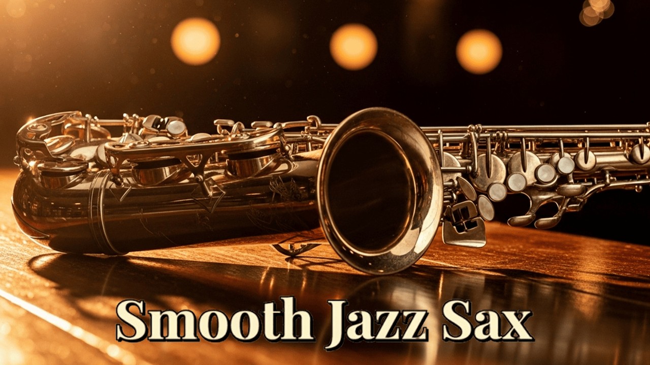 Smooth Saxophone Jazz 🎷 1+ Hours Cozy Cafe Lounge Music for Focus & Relax | Inspired by Kenny G