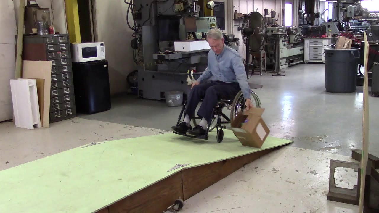 Wheelchair Anti-Rollback Device demonstration