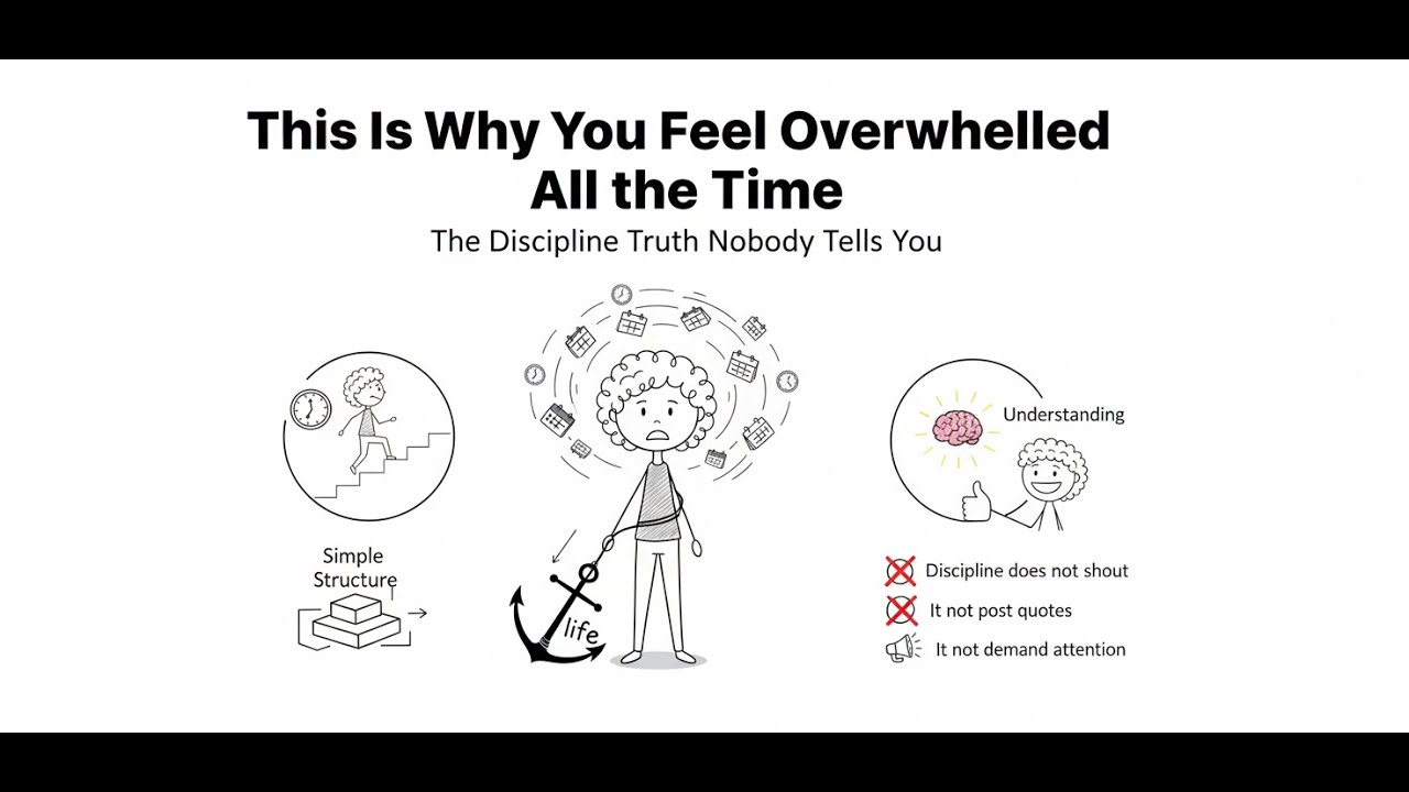 This Is Why You Feel Overwhelmed All the Time (The Discipline Truth Nobody Tells You)