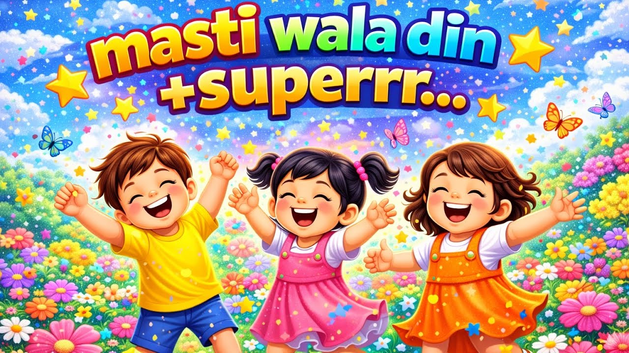 Songs for kids 😁😍😍😍😊....... Masti wala din super lage bachho ko 😁😁😁😍😍😍👋👋👋