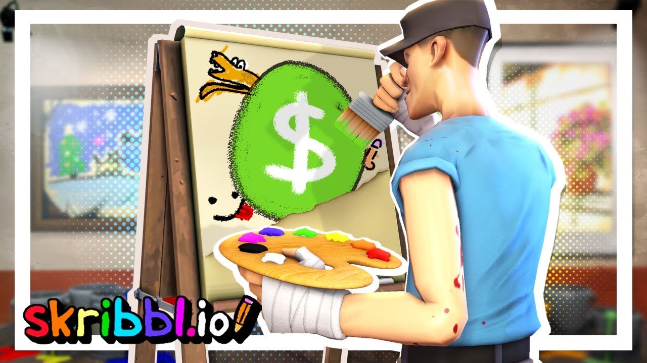 Looking at abstract drawings & attempting to guess what the original artist had in mind - Skribbl.io