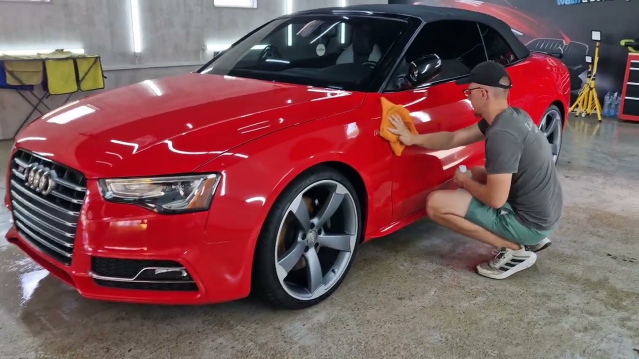Audi S5 Cabrio Auto Spa Anbud Świecie Powłoka Elastomerowa 