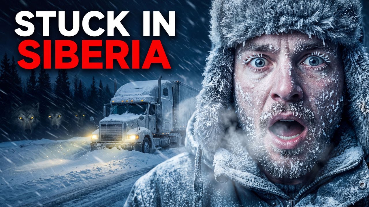 Truck Broke Down at -70°C in Siberia… Wolves Were Watching