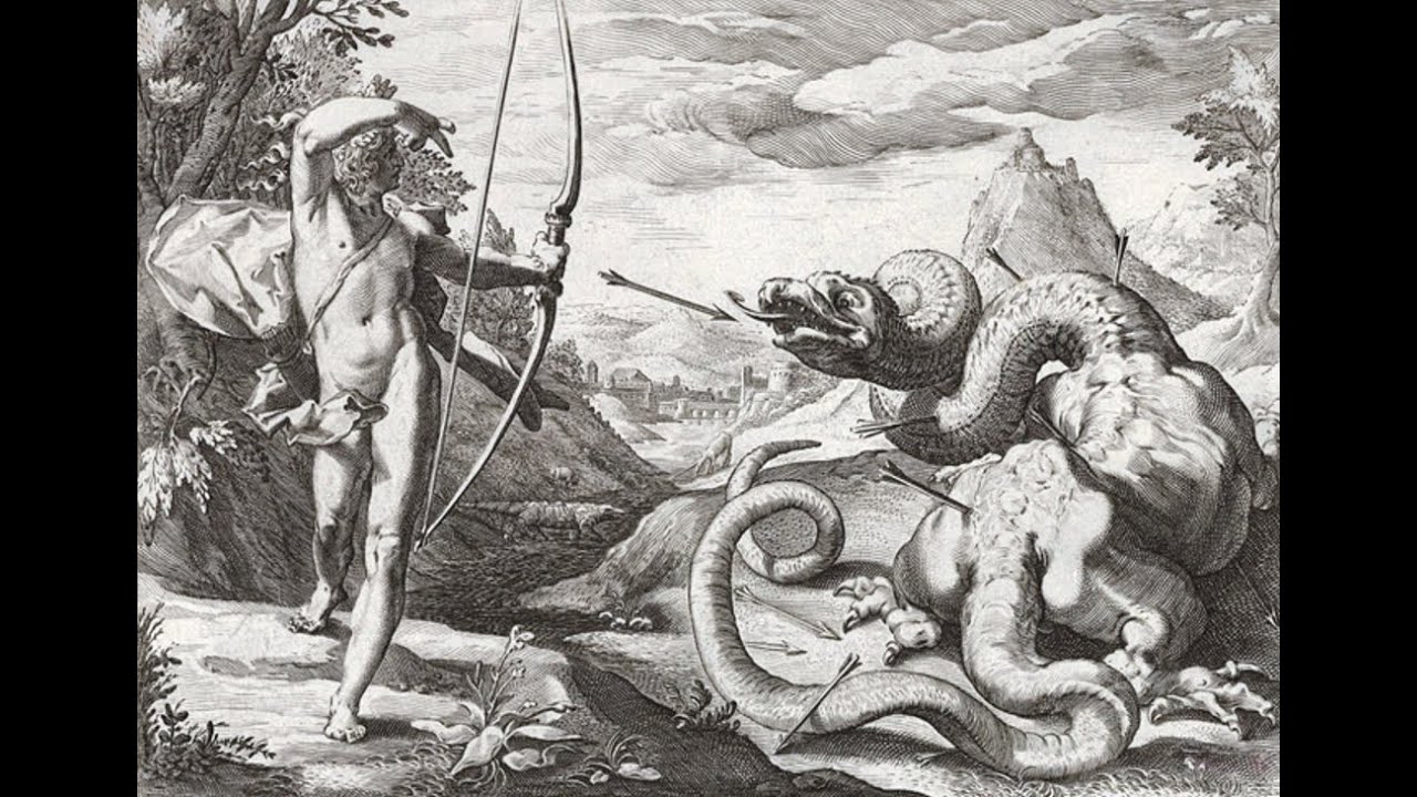 Τέμπη, Απόλλων, Πύθων. - Μαρία Μαραγκού