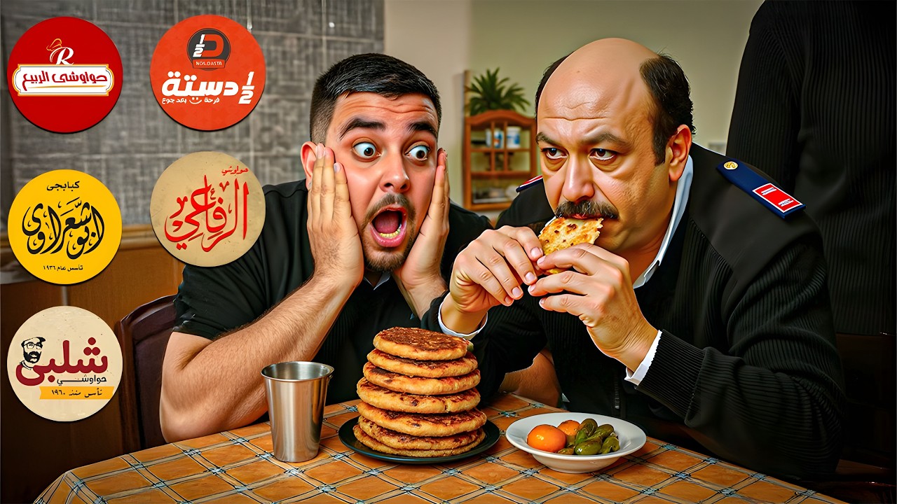 احسن حواوشى جربته في مصر 2025 | ترتيب افضل 5 محلات حواوشى مشوي على الفحم !