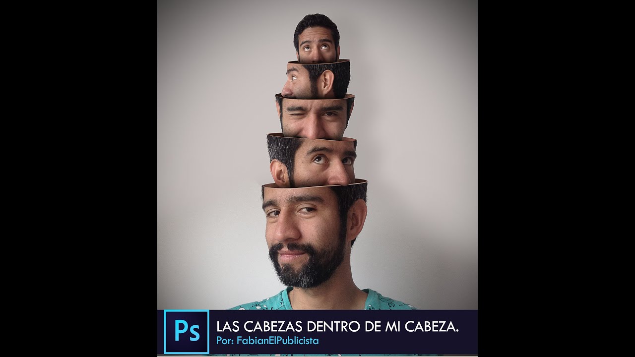 Photoshop CC Tutorial #4 - Efecto cabezas que salen de mi cabeza | Español