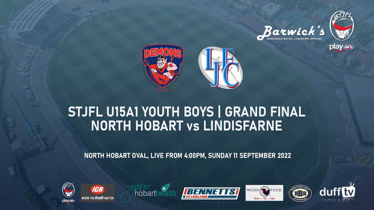North Hobart vs Lindisfarne | STJFL U15A1 Boys Grand Final 2022