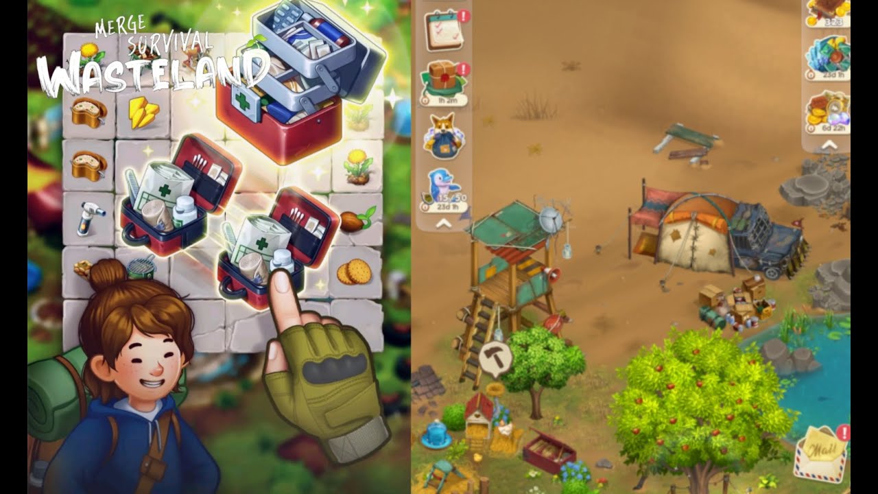 Merge Survival: Wasteland | Level 27 Part 134 🌿🍀 #merge