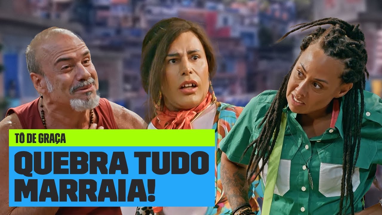 Marraia QUEBRA TUDO em loja da namorada de Moreira  | T&ocirc; de Gra&ccedil;a | Temporada 7 | Multishow