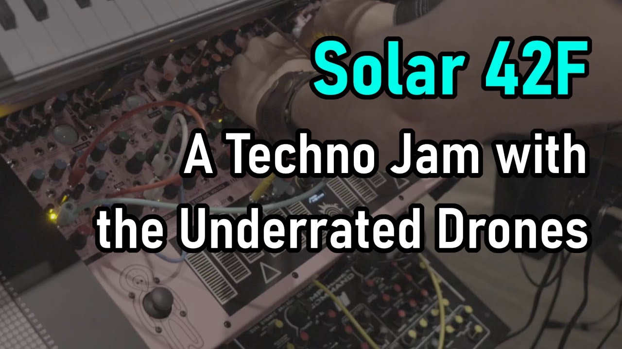 Solar 42F Techno Jam with The Underrated Drones | 2025-05-02 // Solar 42F Minilogue XDs H90