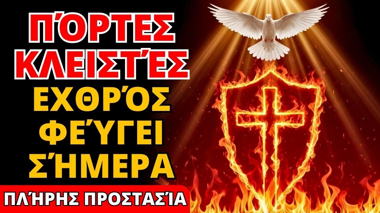🩸 Το Αίμα του Ιησού εν Δράσει: ΚΛΕΙΝΕΙ Κάθε Πόρτα που Άνοιξε ο Εχθρός στο Σπίτι Σου Σήμερα