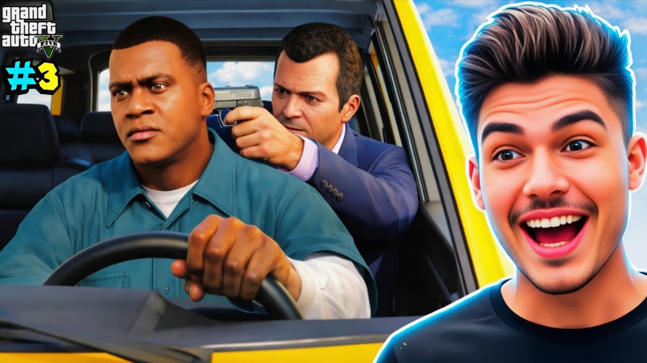 HE WAS HIDING IN THE BACK SEAT! 😱 MICHAEL DE SANTA IS BACK! | GTA V #3
