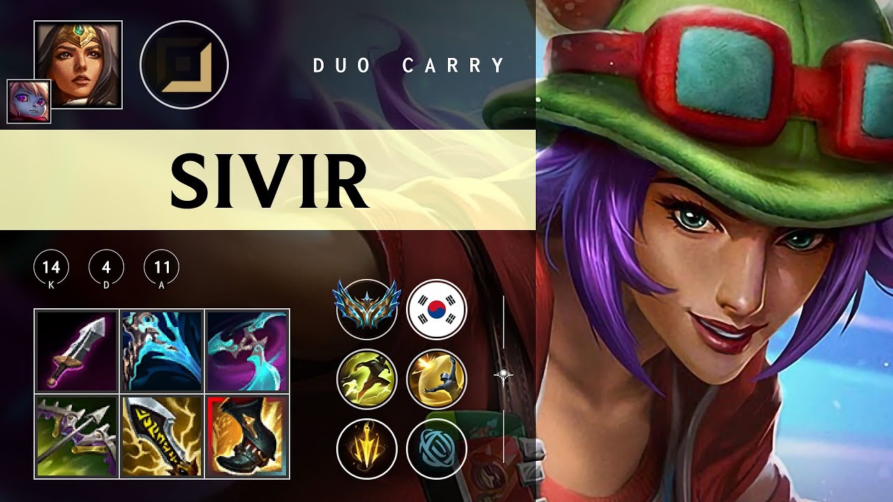 Sivir ADC vs Lucian - KR Challenger Patch 25.24