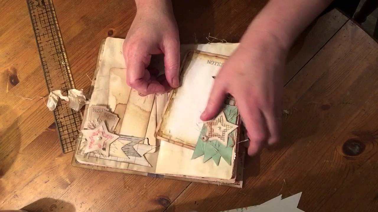 shabby vintage journal