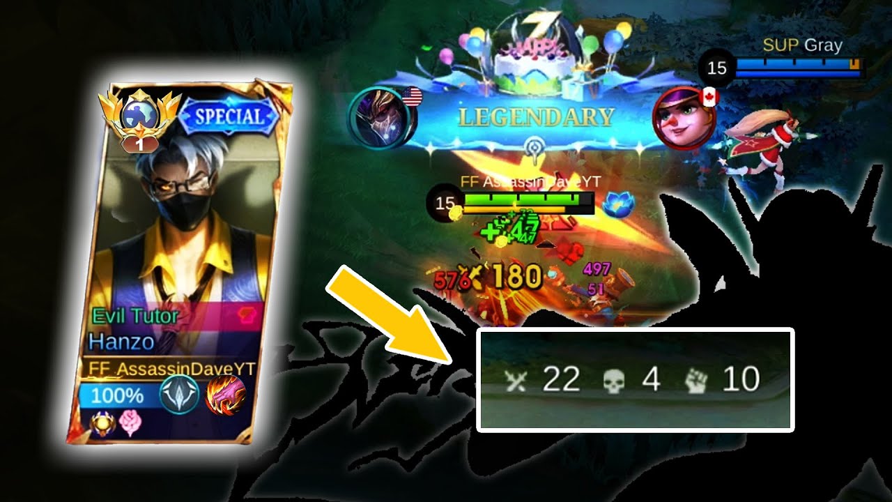 TOP HANZO vs  DARK SYSTEM!