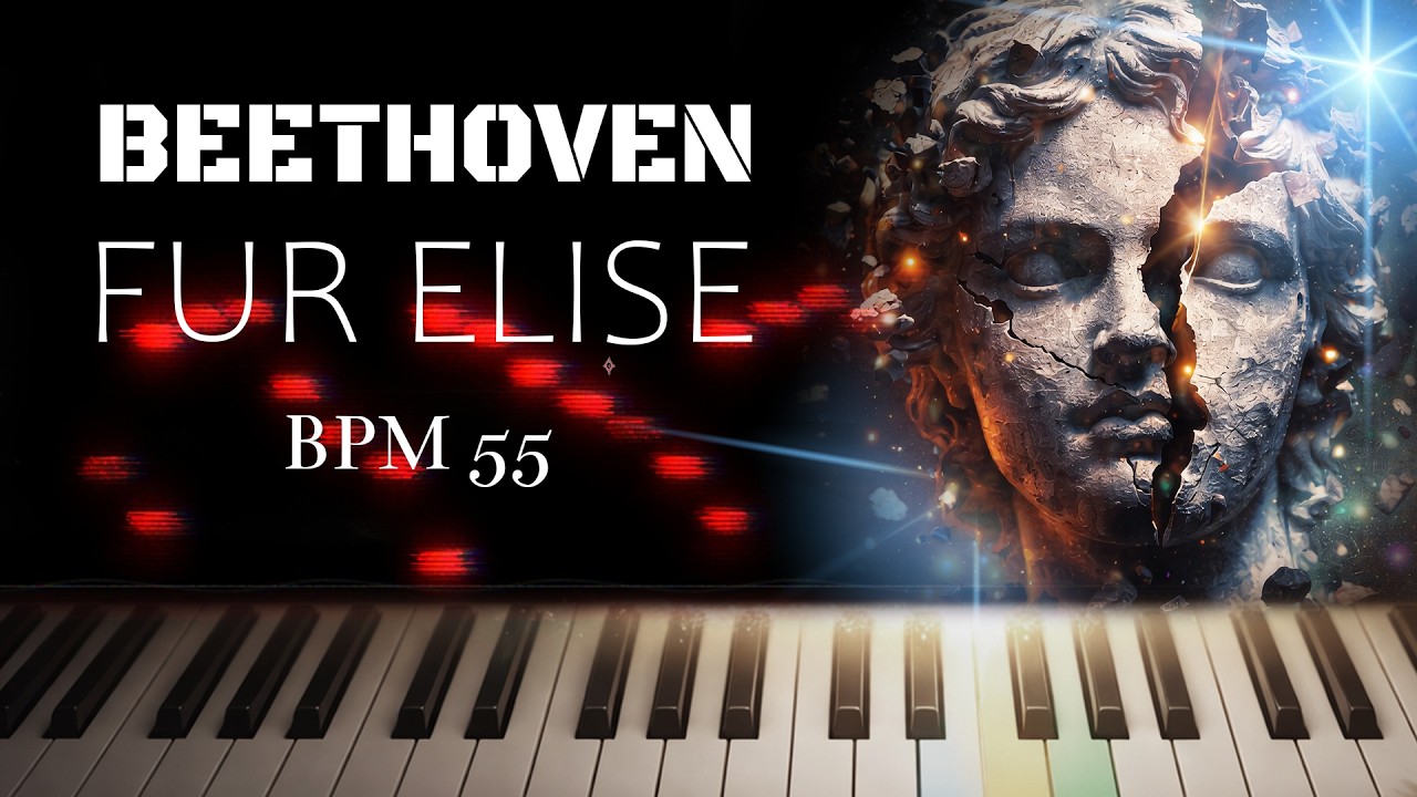 Can You Follow the Notes? | Beethoven – Fur Elise Piano Visualizer