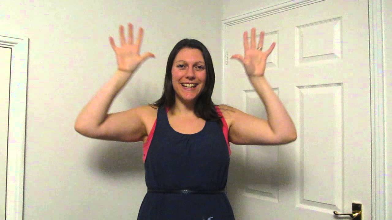 Round and Round the Garden - BSL (British Sign Language) and singing