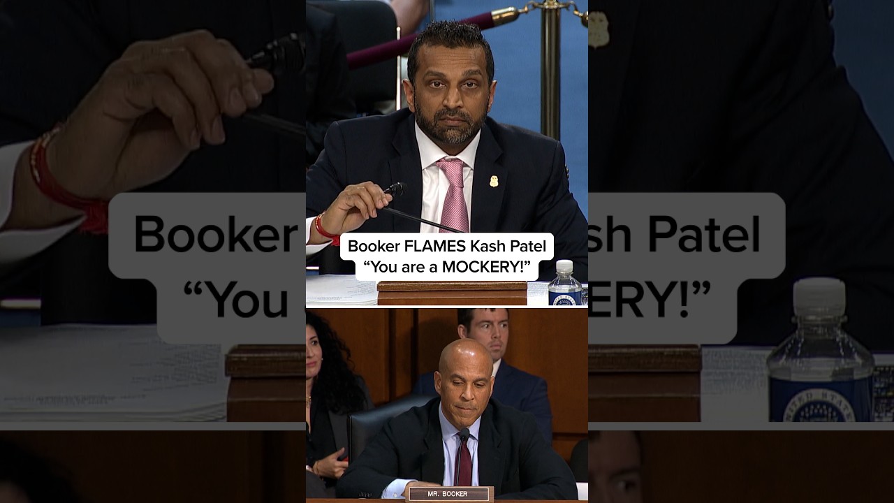 Booker FLAMES Kash Patel: 'You are a MOCKERY!'