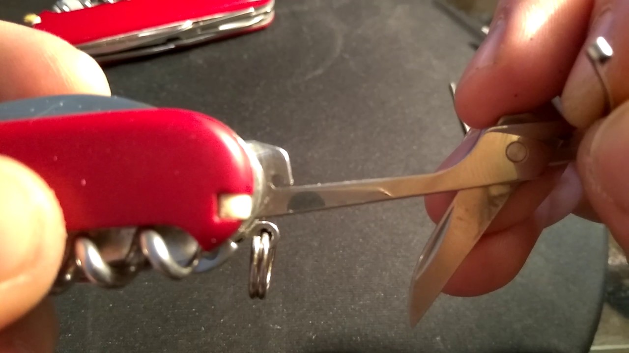 Как починить пружину ножниц и кусачек на ножах викторинокс Victorinox