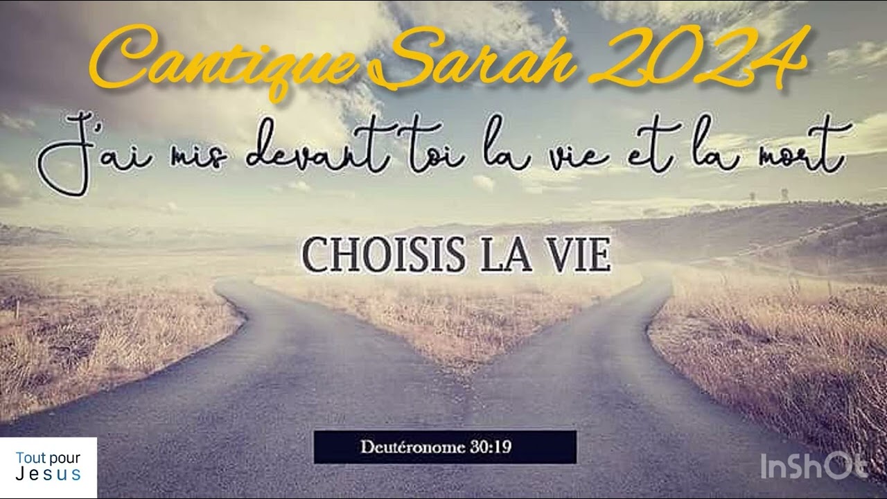 Sarah - comment changer une vie - Cantique 2024 Vie et Lumière