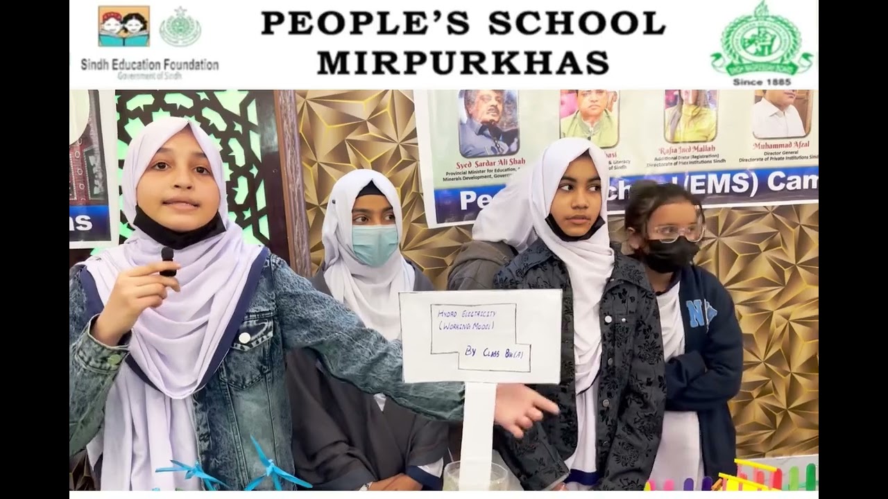 People's School Mirpurkhas participated in a one-day inter-school STEAM Exhibition