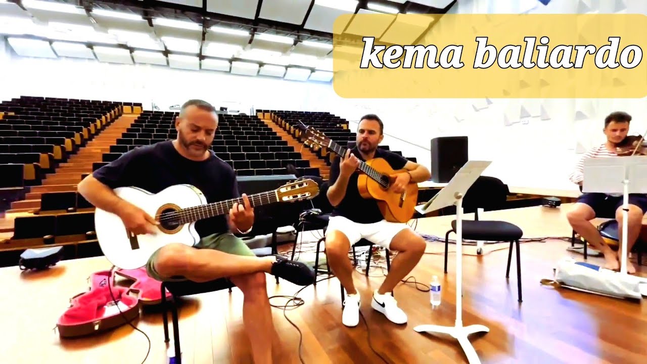 Kema Baliardo en répétition pour concert