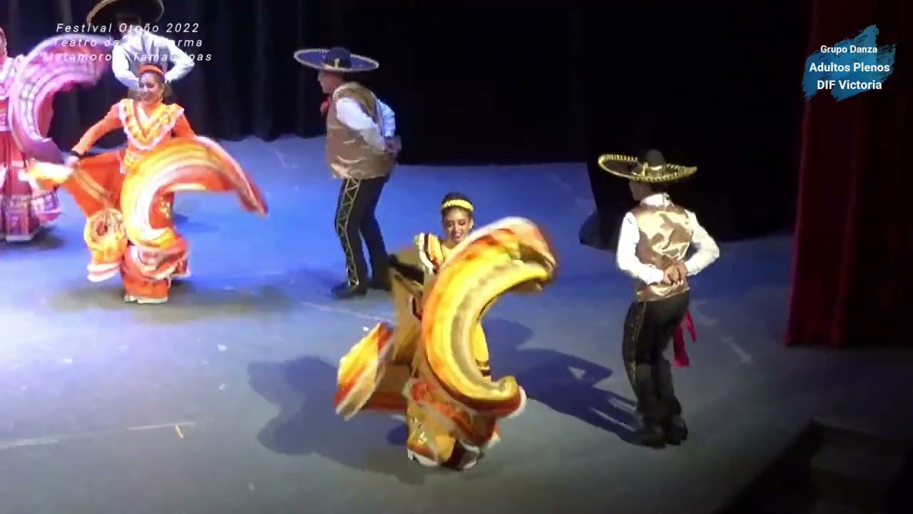 Ballet Folklórico Cuauhtli de Cd. Madero, Tam. En Teatro Reforma, Matamoros, Tam. 2022.