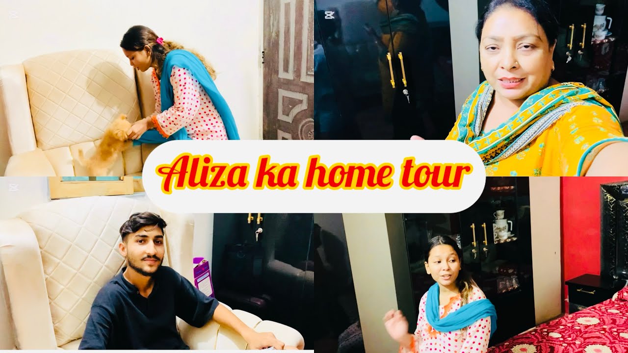Aliza ka home tour(shahnaz vlog)