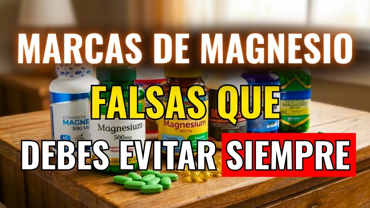 7 marcas de MAGNESIO que debes EVITAR a toda costa (y las 5 que REALMENTE merecen la pena)