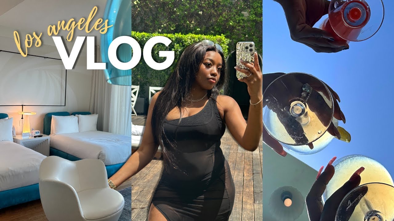 LA VLOG | MINI STAYCATION + THINKING OF MOVING BACK??? +  MONDRIAN HOTEL