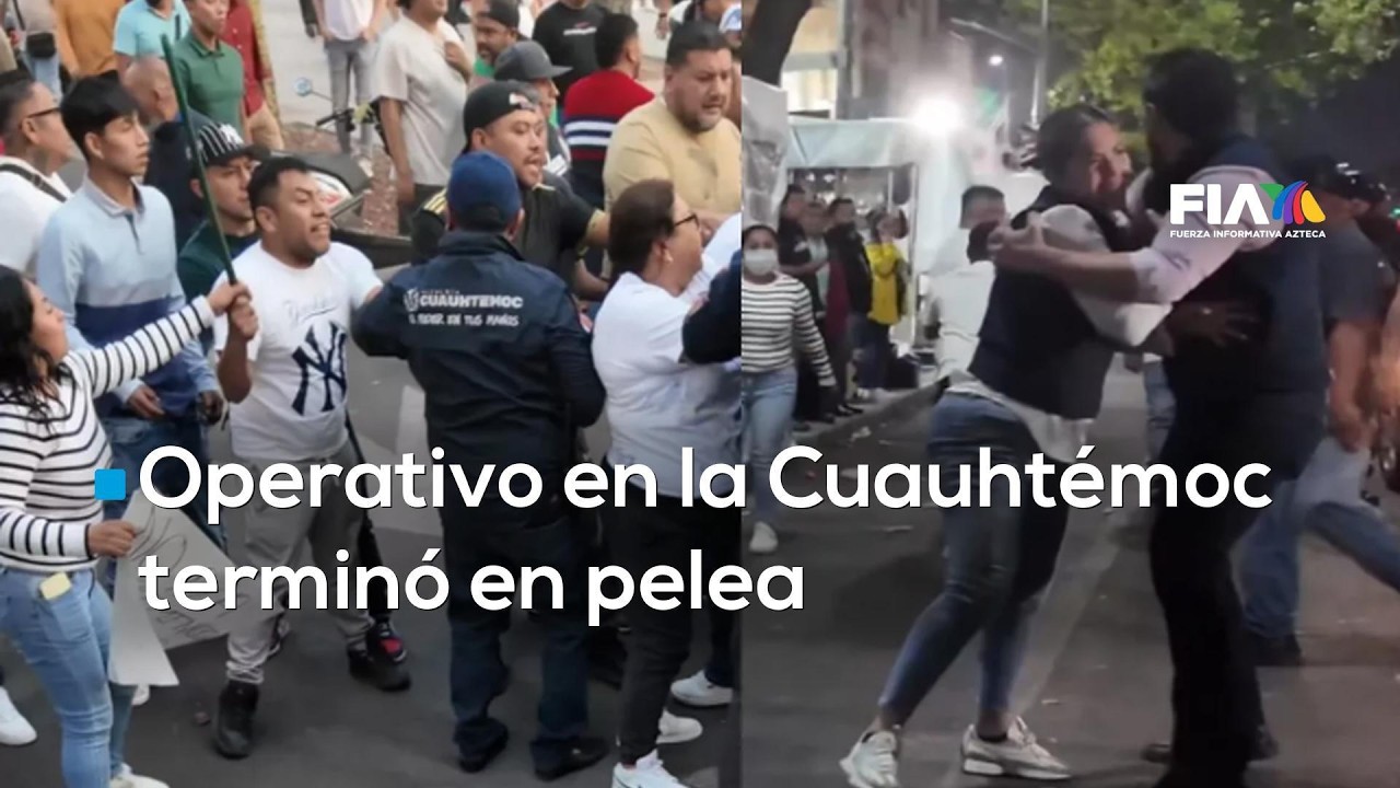 Alcaldesa de Cuauhtémoc presenta pruebas de agresión durante operativo de comerciantes