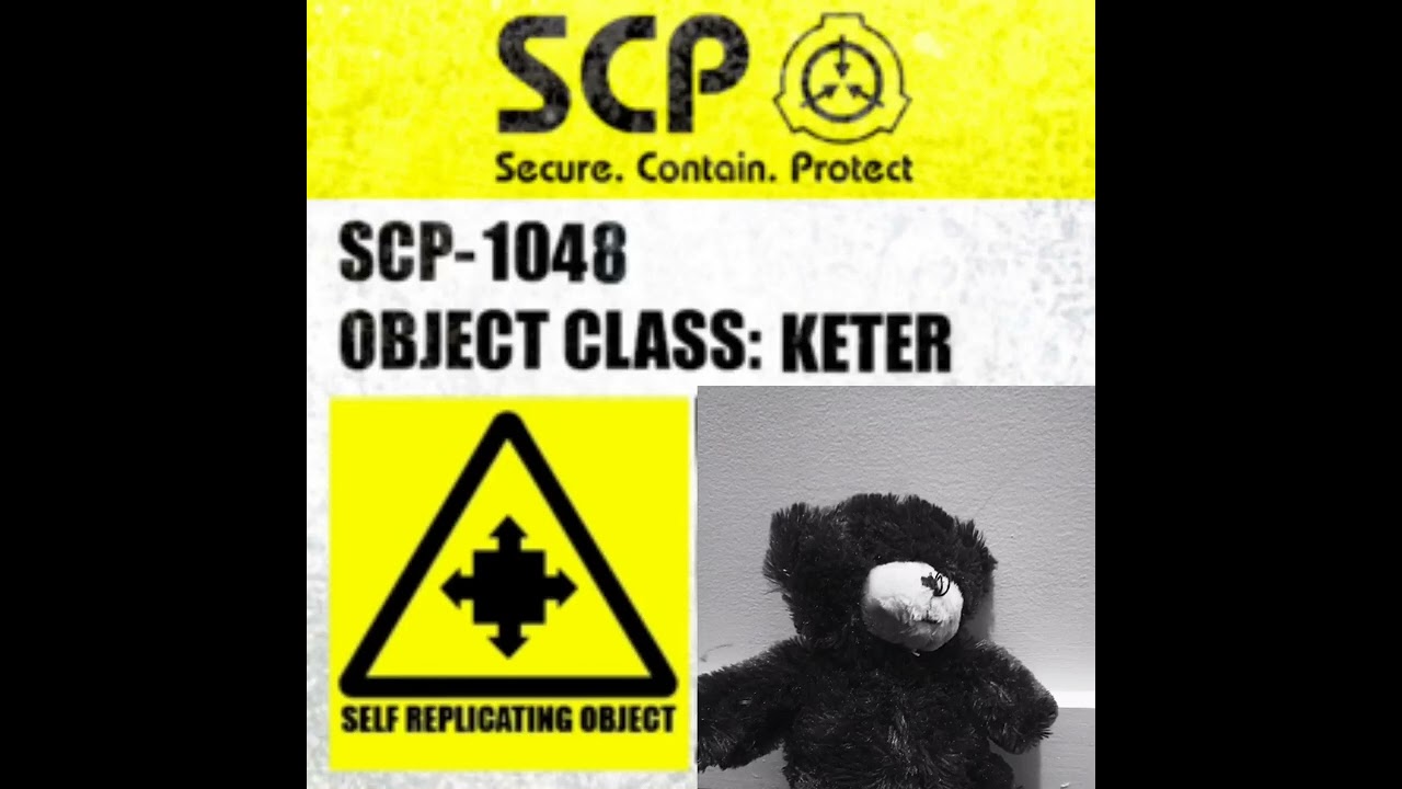 scp 1048 the teddy bear