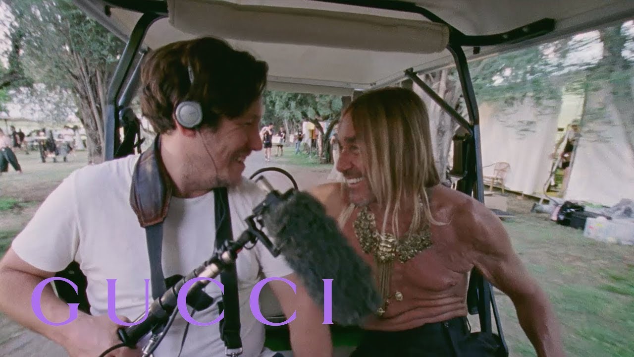 Backstage with Iggy Pop | Gucci Cruise 2020