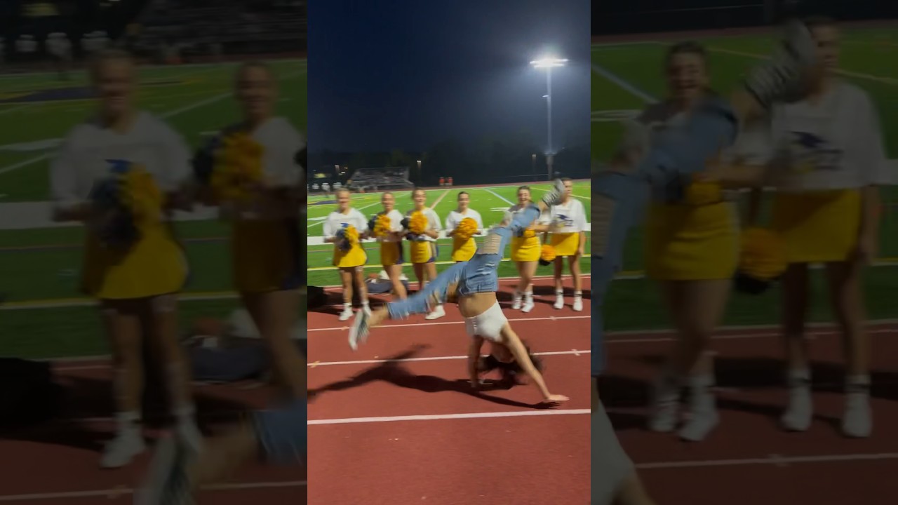 My old highschool asked me to do flips at the game!