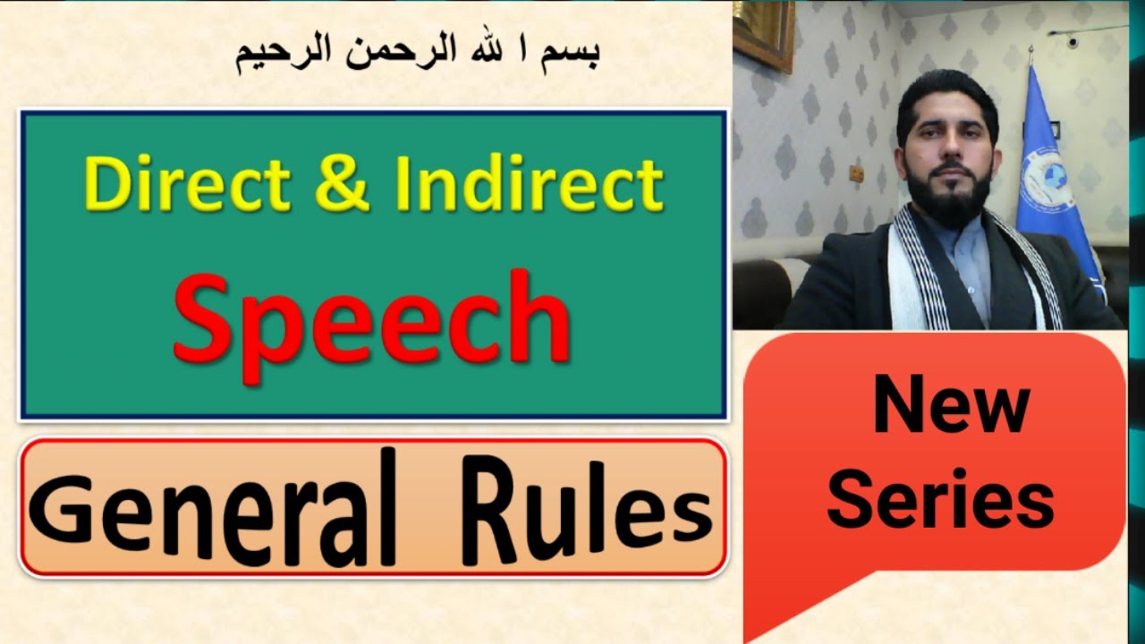 Direct And Indirect Speech (All Important Rules)