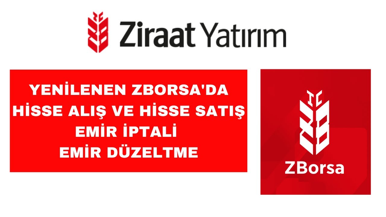 Borsa'da Hisse Alma ve Satma - ZBorsa Nasıl Kullanılır