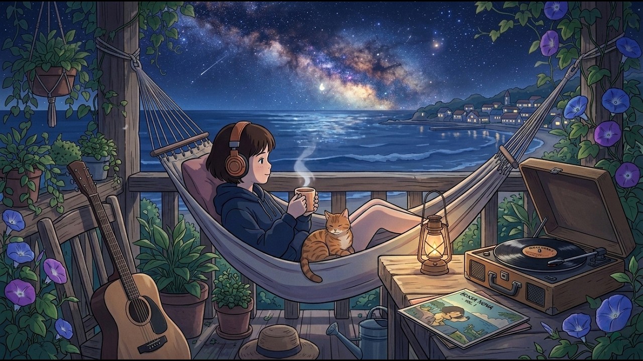 Late Night Lounge 🍷 1 hour chillhop mix to study/work