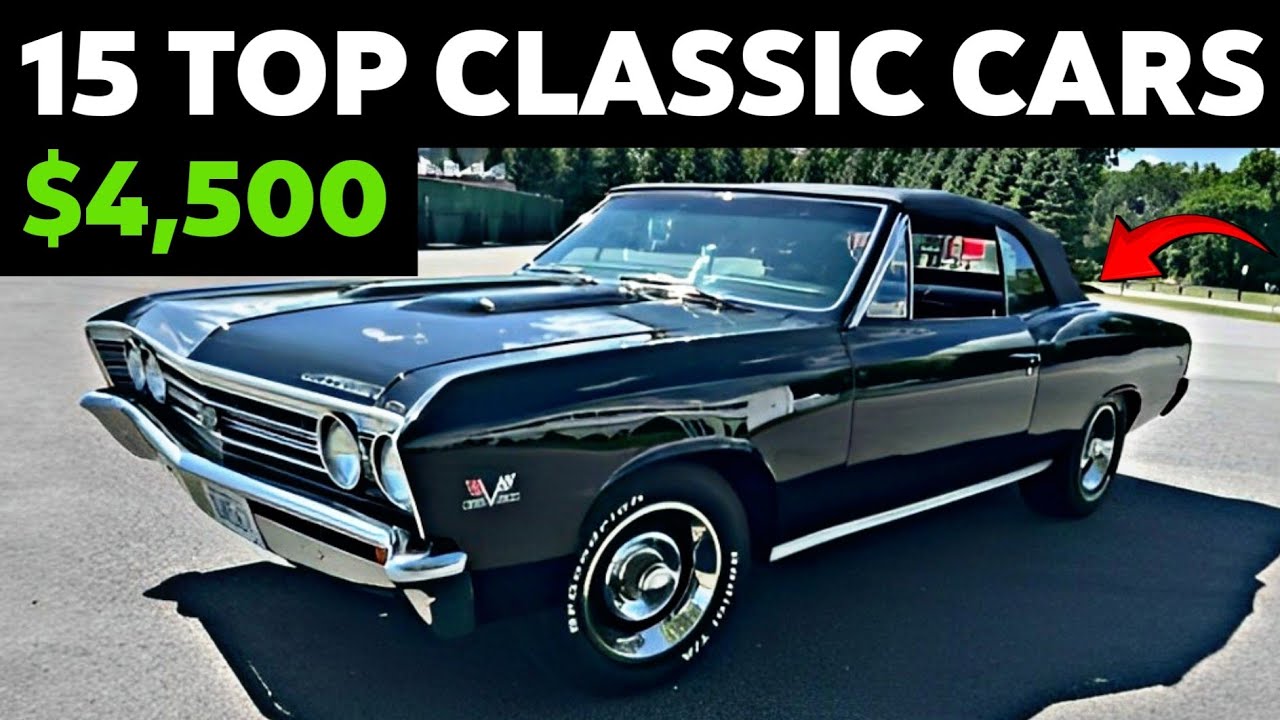 The Most Special Drivers: 15 Classic Cars For Sale Under $10,000