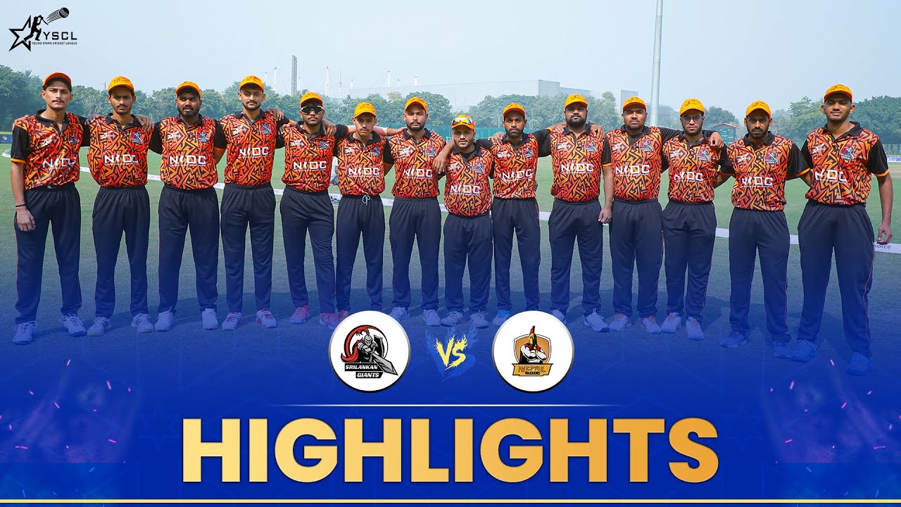Srilankan Giants vs Nepal Warriors &ndash; FULL MATCH HIGHLIGHTS! | YSCLeague Nationals 2025 | YSCL