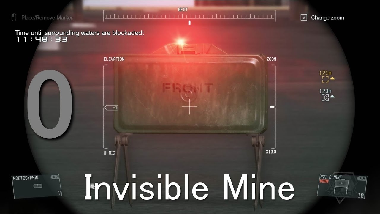 [MGS5] Invisible Mine0 - Tips&Trick [FOB Security]