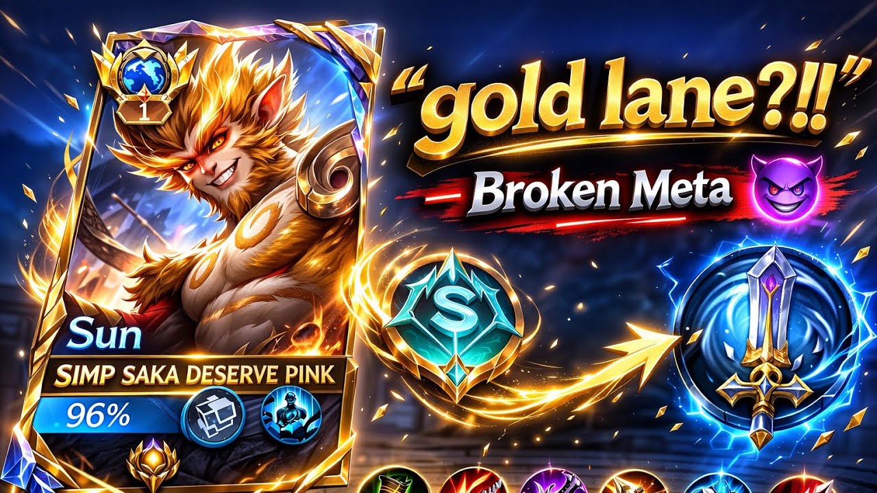 Gold Lane Sun Is Actually OP?! 💀 New Broken Meta