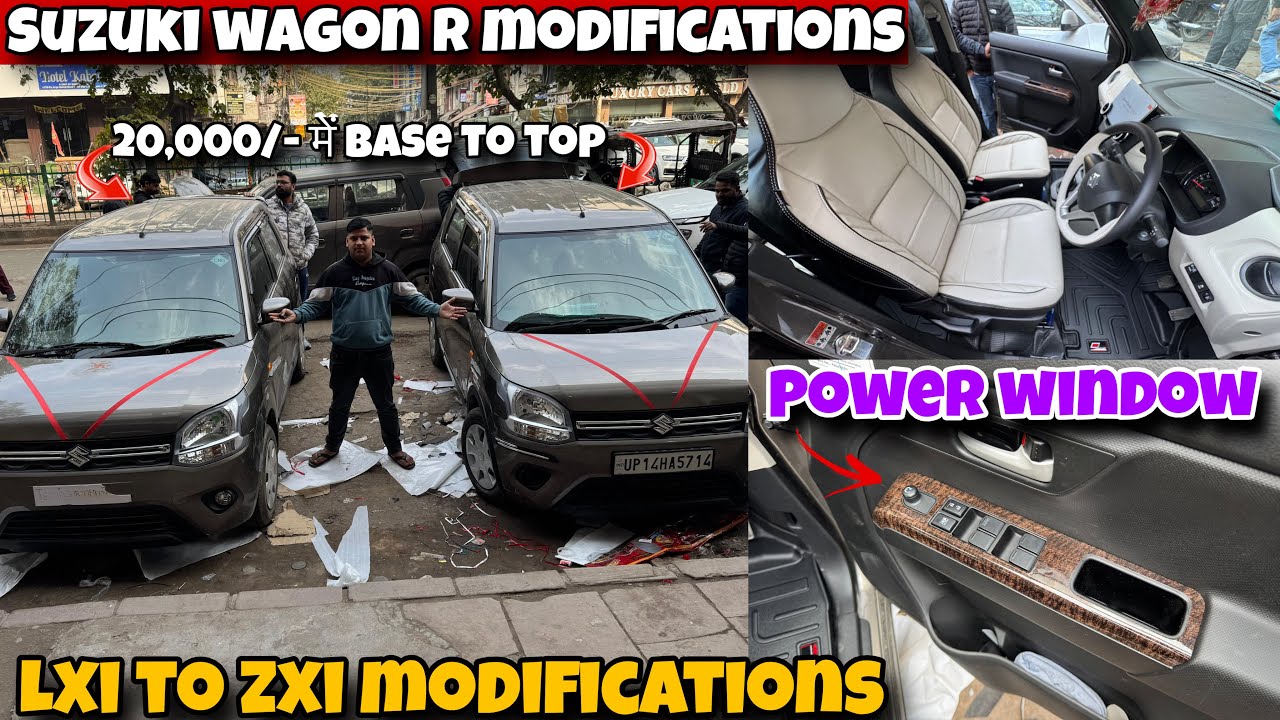 ALL OVER INDIA 🇮🇳 की WAGON R होने आयी MODIFICATION वो भी कम बजट में ✅ Wagon r modified 😱 Wagon r ✅