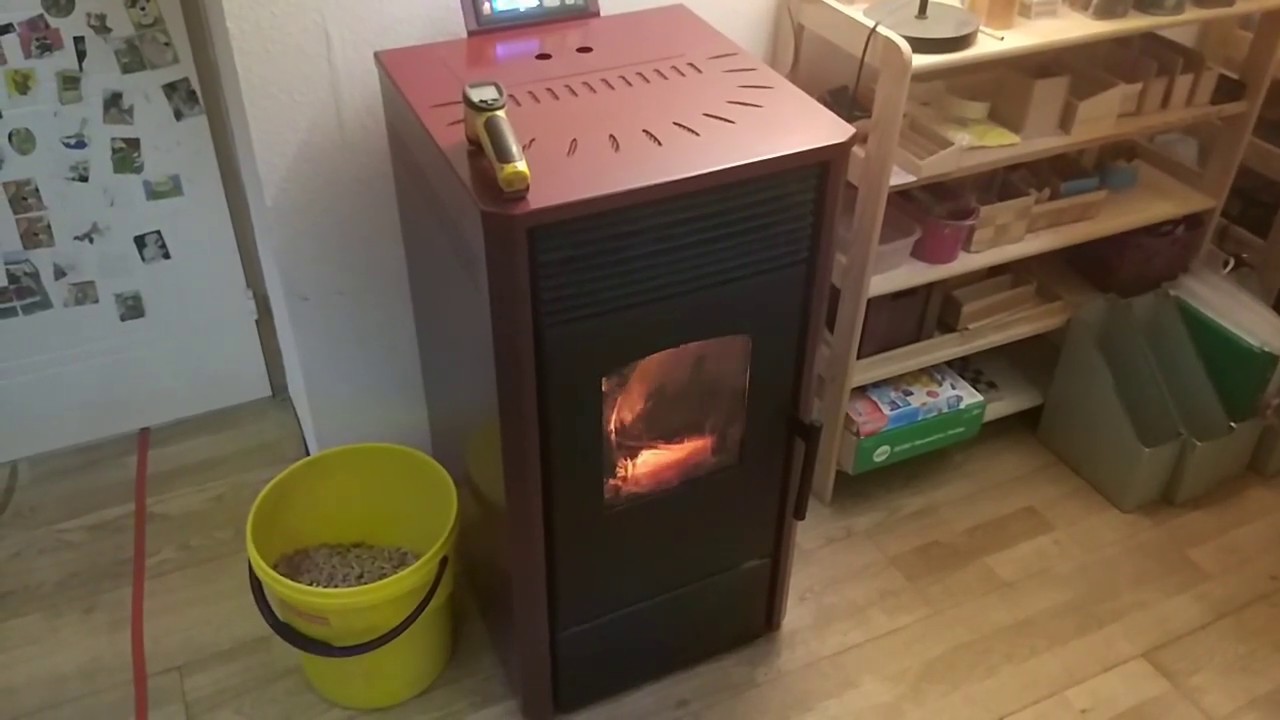 Kominek na pellet - Tanie ogrzewanie w domu  garażu i zagrodzie :)