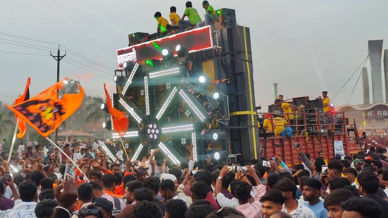 DJ SARZN JHARKHAND KORBA CHHATTISGARH LIVE ROAD SHOW 🔥#korba#djsarzan#gorakpur