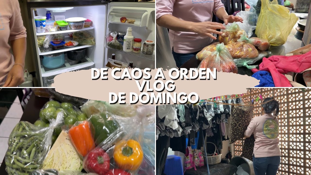 “Domingo de RESET EN CASA 🧼✨limpieza,refri organizado y RUTINA REAL de mamá”