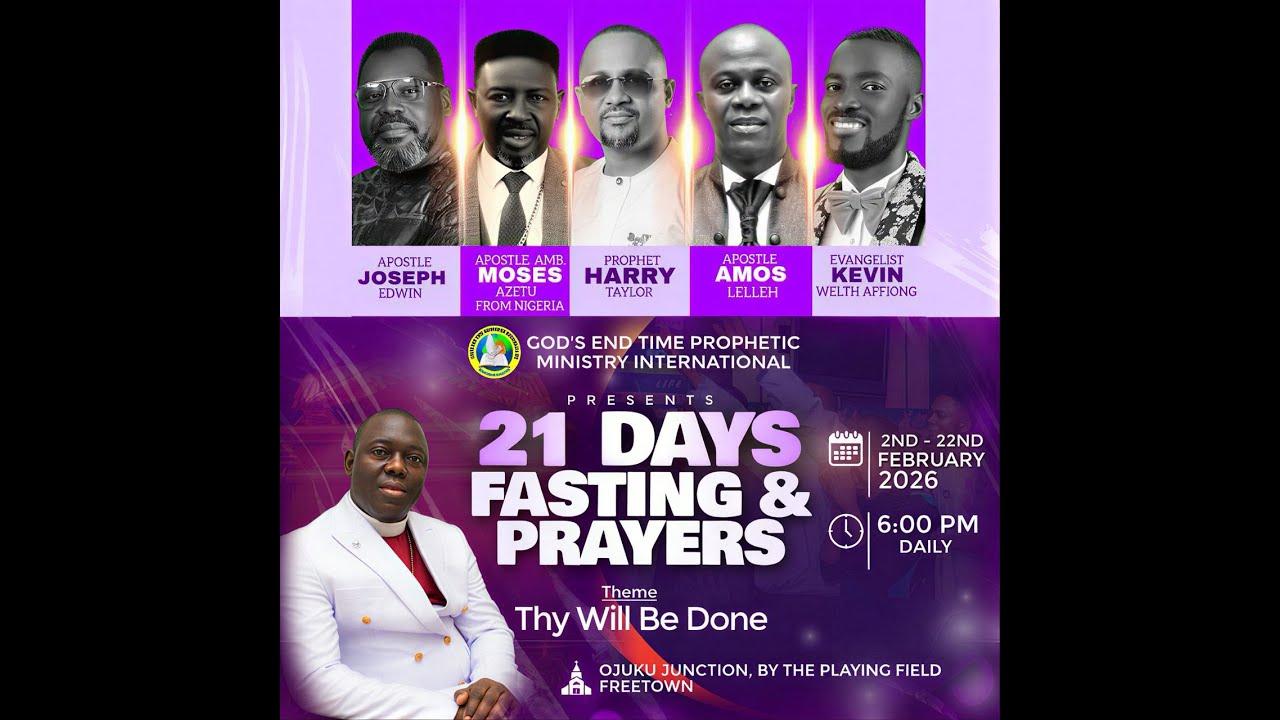 DAY 20 | 21 DAYS FASTING & PRAYER